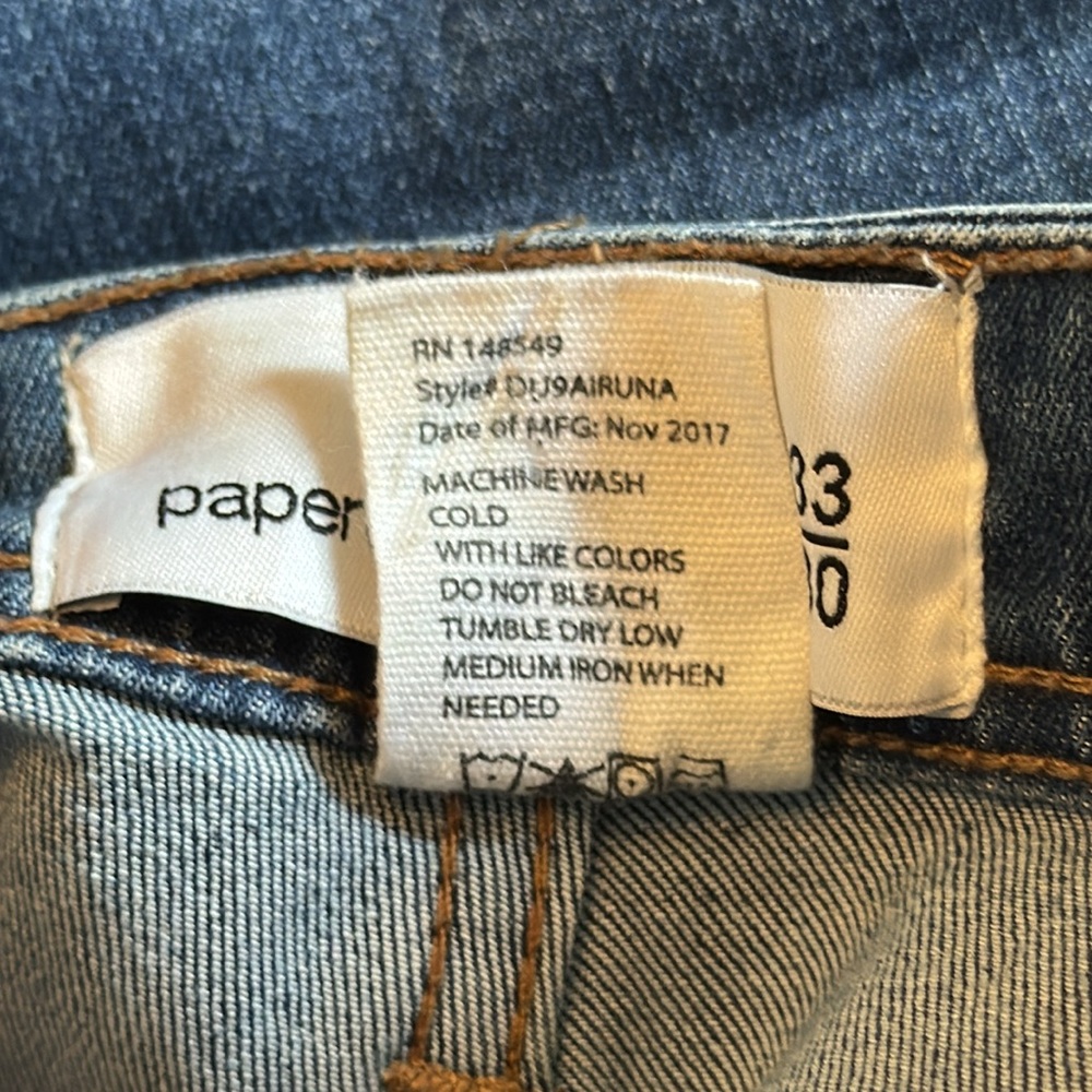 Paper Denim & Cloth jeans size 33 - Picture 6 of 6